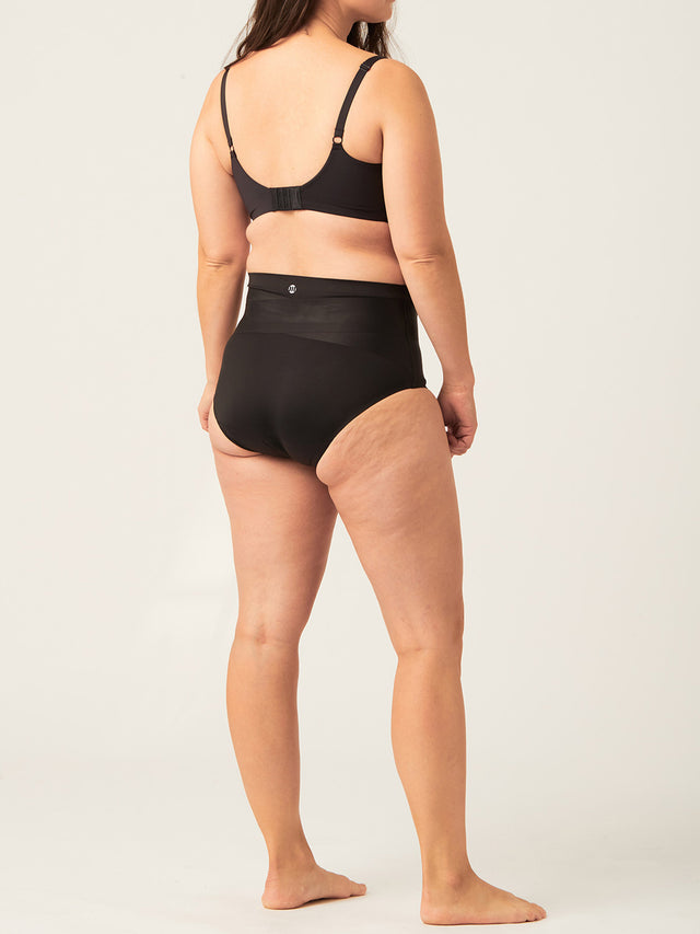 Culotte gainante flux moyen Noir